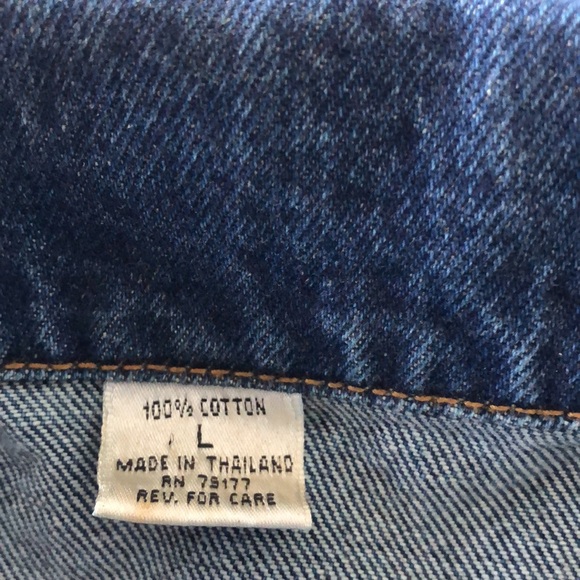 Vintage 1971 Hard Rock New Orleans Denim Jacket. Size Large. Oversized‎. NWOT - Picture 10 of 12